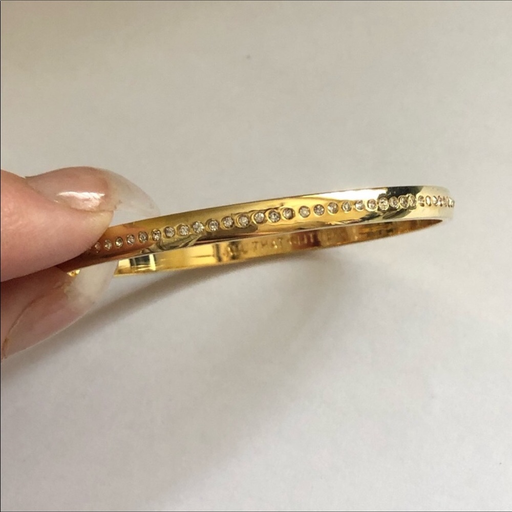 ❤️SALE❤️NEW! Kate Spade crystal accent bangle - Picture 2 of 5